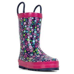 Western Chief Unisex-Child Blossom Blast Waterproof Rain Boot, Toddler Size 9/10